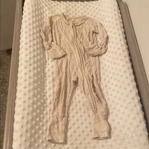 Little Sleepies Cream Footies Pajamas